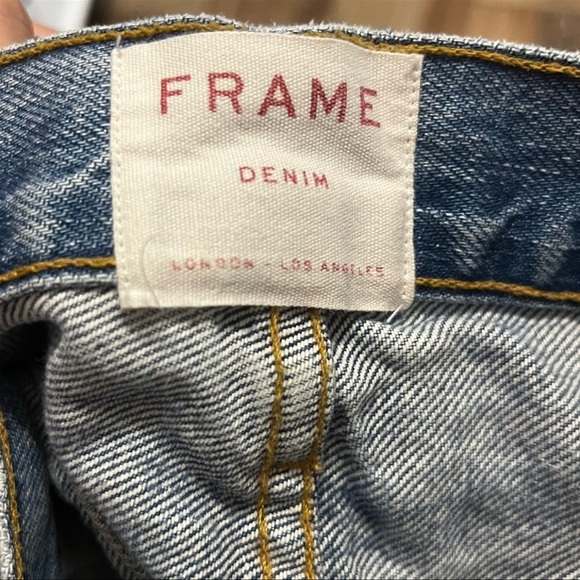 Frame  Le Original Skinny Rigid Re-Release Distressed Jeans - Picture 4 of 6
